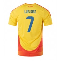 Maglie da calcio Colombia Luis Diaz #7 Prima Maglia Copa America 2024 Manica Corta